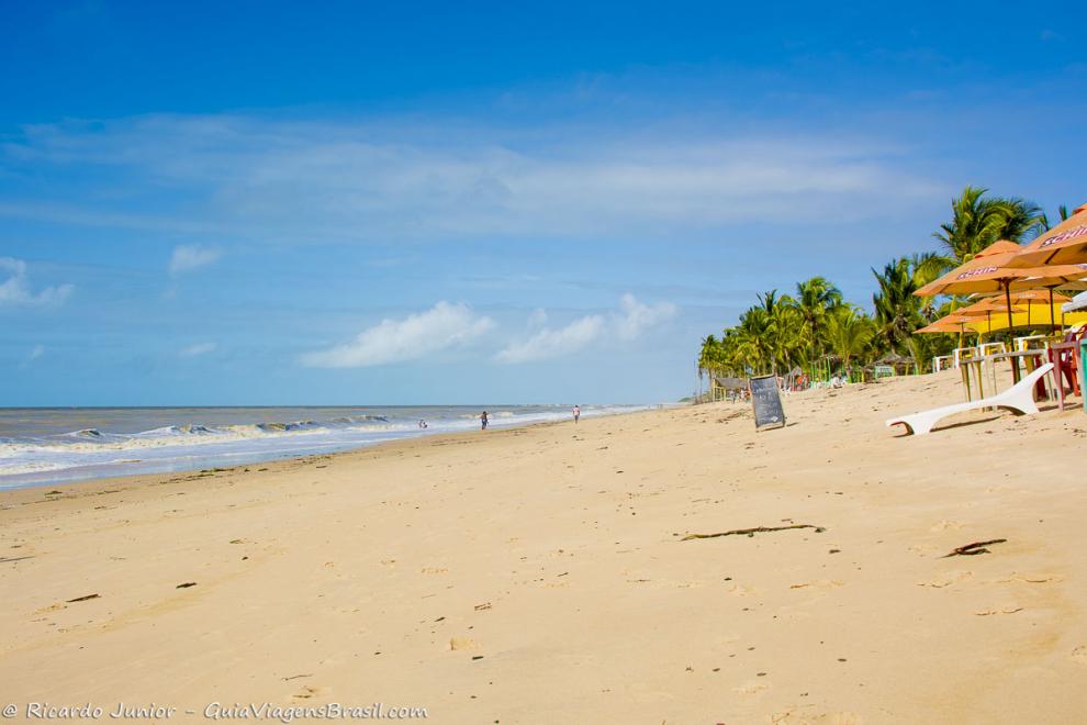 Imagem da bela Praia de Novo Prado.